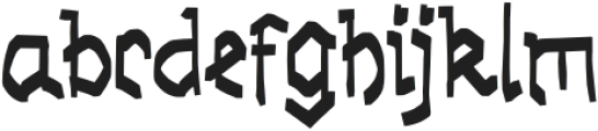 Fanketirs Regular otf (400) Font LOWERCASE