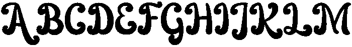 Fantasia Regular otf (400) Font UPPERCASE