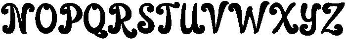 Fantasia Regular otf (400) Font UPPERCASE