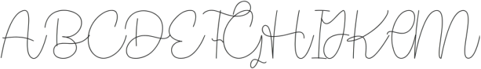 Fantastic Signature Regular ttf (400) Font UPPERCASE