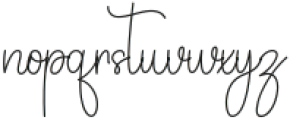 Fantastic Signature Regular ttf (400) Font LOWERCASE
