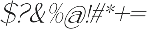 Fanttor Howery Serif Italic otf (400) Font OTHER CHARS