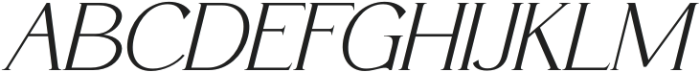 Fanttor Howery Serif Italic otf (400) Font UPPERCASE
