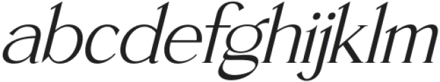 Fanttor Howery Serif Italic otf (400) Font LOWERCASE