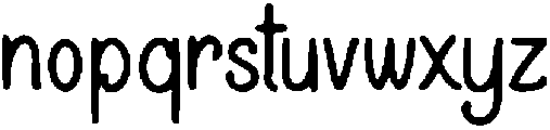 Fapupu ttf (400) Font LOWERCASE