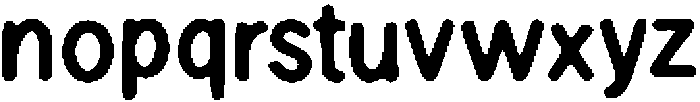 Faqi ttf (400) Font LOWERCASE