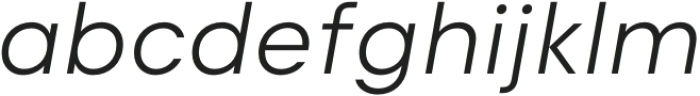 Farfetch Regular Slanted otf (400) Font LOWERCASE