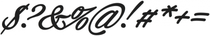 Fargo Bold Italic ttf (700) Font OTHER CHARS
