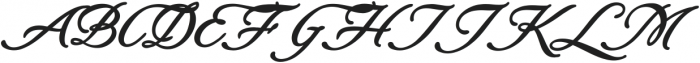 Fargo Bold Italic ttf (700) Font UPPERCASE