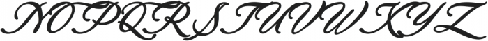 Fargo Bold Italic ttf (700) Font UPPERCASE