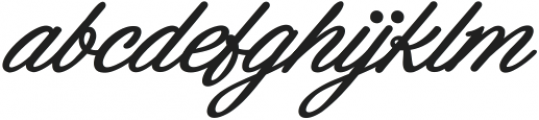 Fargo Bold Italic ttf (700) Font LOWERCASE