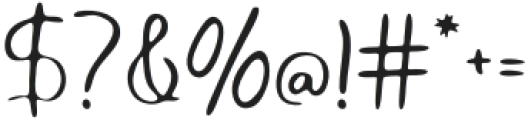 Farmhause Script Regular otf (400) Font OTHER CHARS