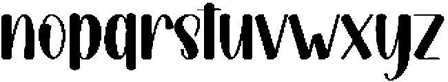 Farmhouse Financial Regular otf (400) Font LOWERCASE