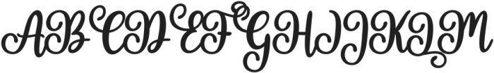 Farmhouse Italic ttf (400) Font UPPERCASE