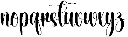 Farmhouse Regular otf (400) Font LOWERCASE