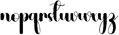 Farmhouse Regular otf (400) Font LOWERCASE