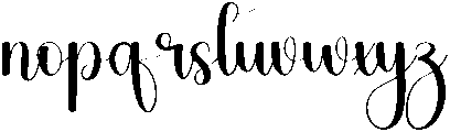 Farmhouse Regular otf (400) Font LOWERCASE
