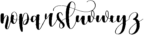 Farmhouse Regular otf (400) Font LOWERCASE