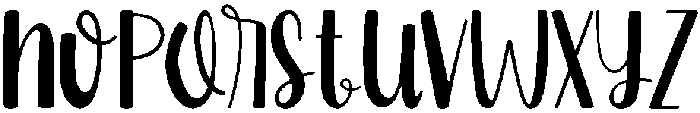 Farmhouse Regular otf (400) Font LOWERCASE
