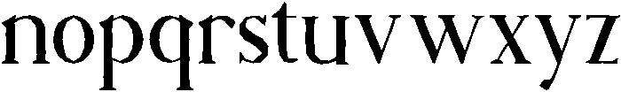 Farmhouse Regular otf (400) Font LOWERCASE