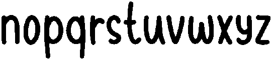 Farmhouse Regular otf (400) Font LOWERCASE