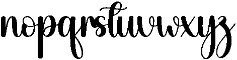 Farmhouse Regular otf (400) Font LOWERCASE