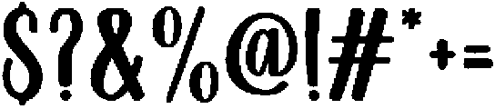 Farmhouse Valentine's otf (400) Font OTHER CHARS
