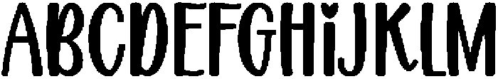 Farmhouse Valentine's otf (400) Font UPPERCASE