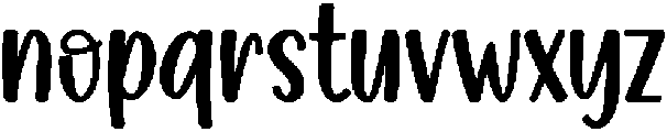 Farmhouse Valentine's otf (400) Font LOWERCASE