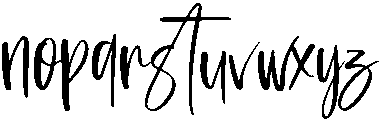 Farmhouse otf (400) Font LOWERCASE