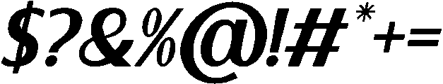 Farmilo Slant otf (400) Font OTHER CHARS