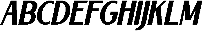 Farmilo Slant otf (400) Font UPPERCASE