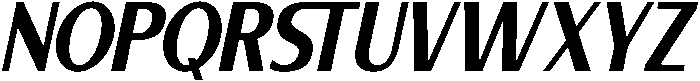 Farmilo Slant otf (400) Font UPPERCASE