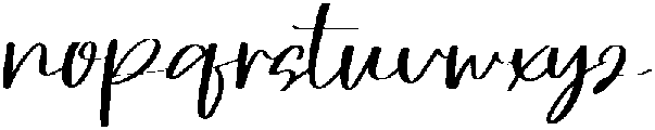 Farming Regular otf (400) Font LOWERCASE