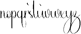 Farming Regular otf (400) Font LOWERCASE