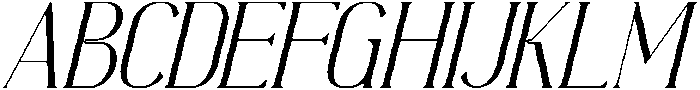 Faroira Italic otf (400) Font UPPERCASE