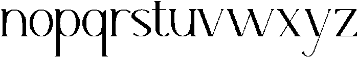 Faroira otf (400) Font LOWERCASE