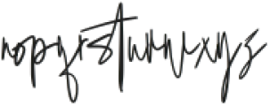 Farthing Signature Regular otf (100) Font LOWERCASE