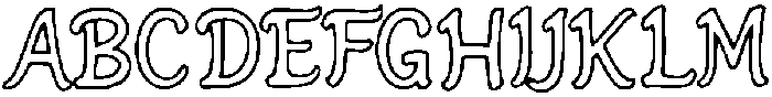 Faru ttf (400) Font UPPERCASE