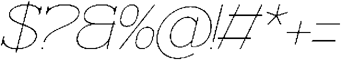 Farway Journal Italic otf (400) Font OTHER CHARS