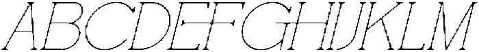 Farway Journal Italic otf (400) Font UPPERCASE
