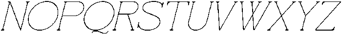 Farway Journal Italic otf (400) Font UPPERCASE
