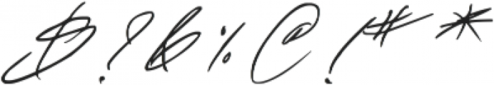 Fascinating Signature otf (400) Font OTHER CHARS