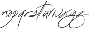 Fascinating Signature otf (400) Font LOWERCASE