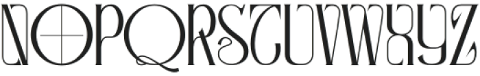 Fasdeco Regular otf (400) Font LOWERCASE