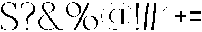 Fashbrand Regular otf (400) Font OTHER CHARS