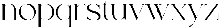 Fashbrand Regular otf (400) Font LOWERCASE