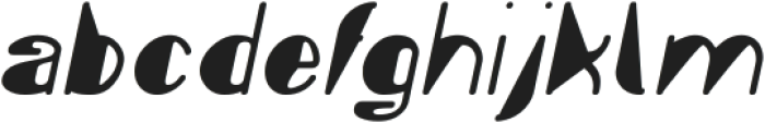 Fashion Style Italic otf (400) Font LOWERCASE