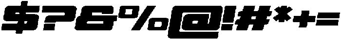 Fast Rogue Regular otf (400) Font OTHER CHARS