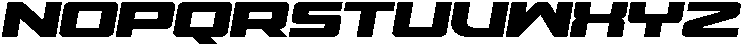 Fast Rogue Regular otf (400) Font UPPERCASE